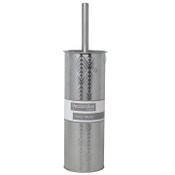 Wholesale - SATIN NICKEL EMBOSSED TOILET BRUSH HOLDER, UPC: 092903956980